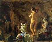 Thomas Eakins William Rush Carving his Allegorical Figure of the Schuylkill River Spain oil painting artist